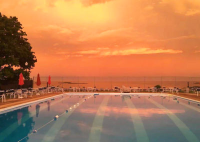 Sunset at the Pool