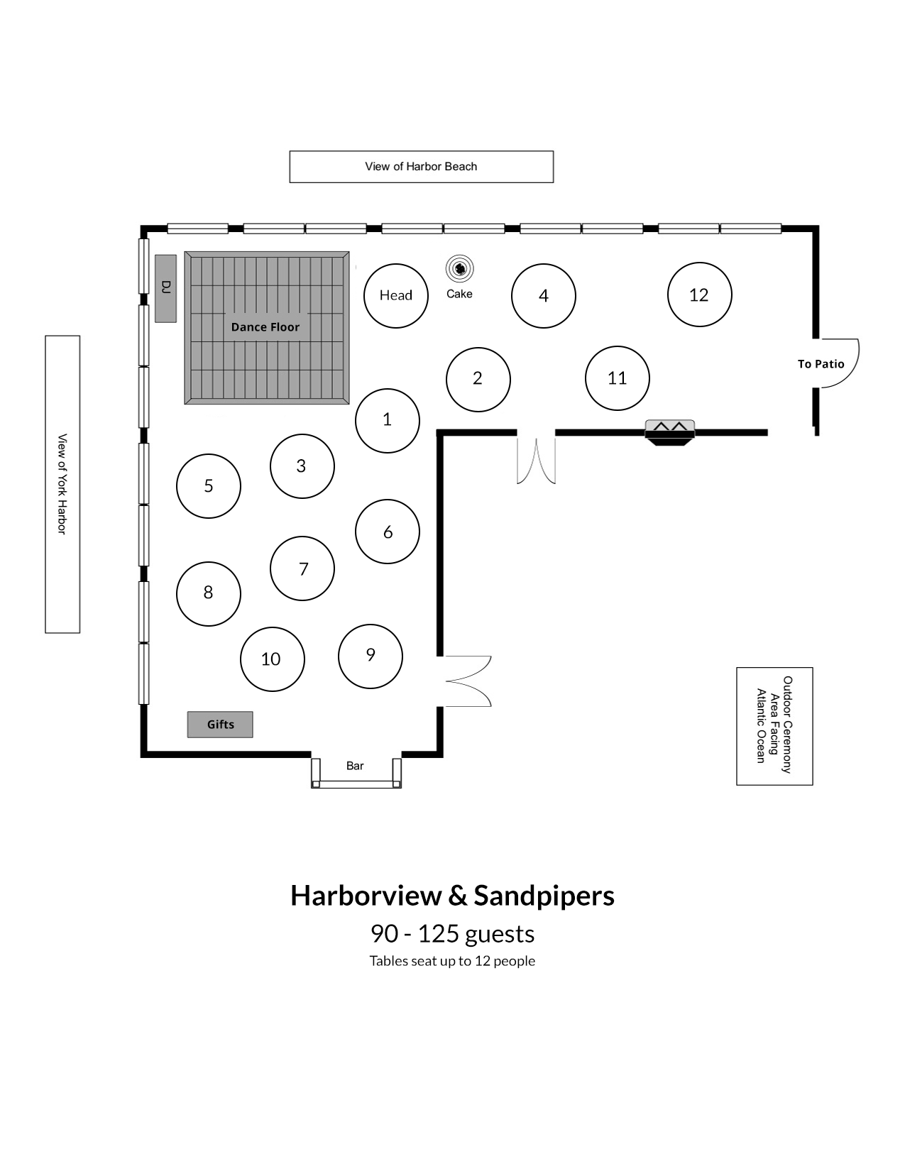 Harborview & Sandpiper Rooms