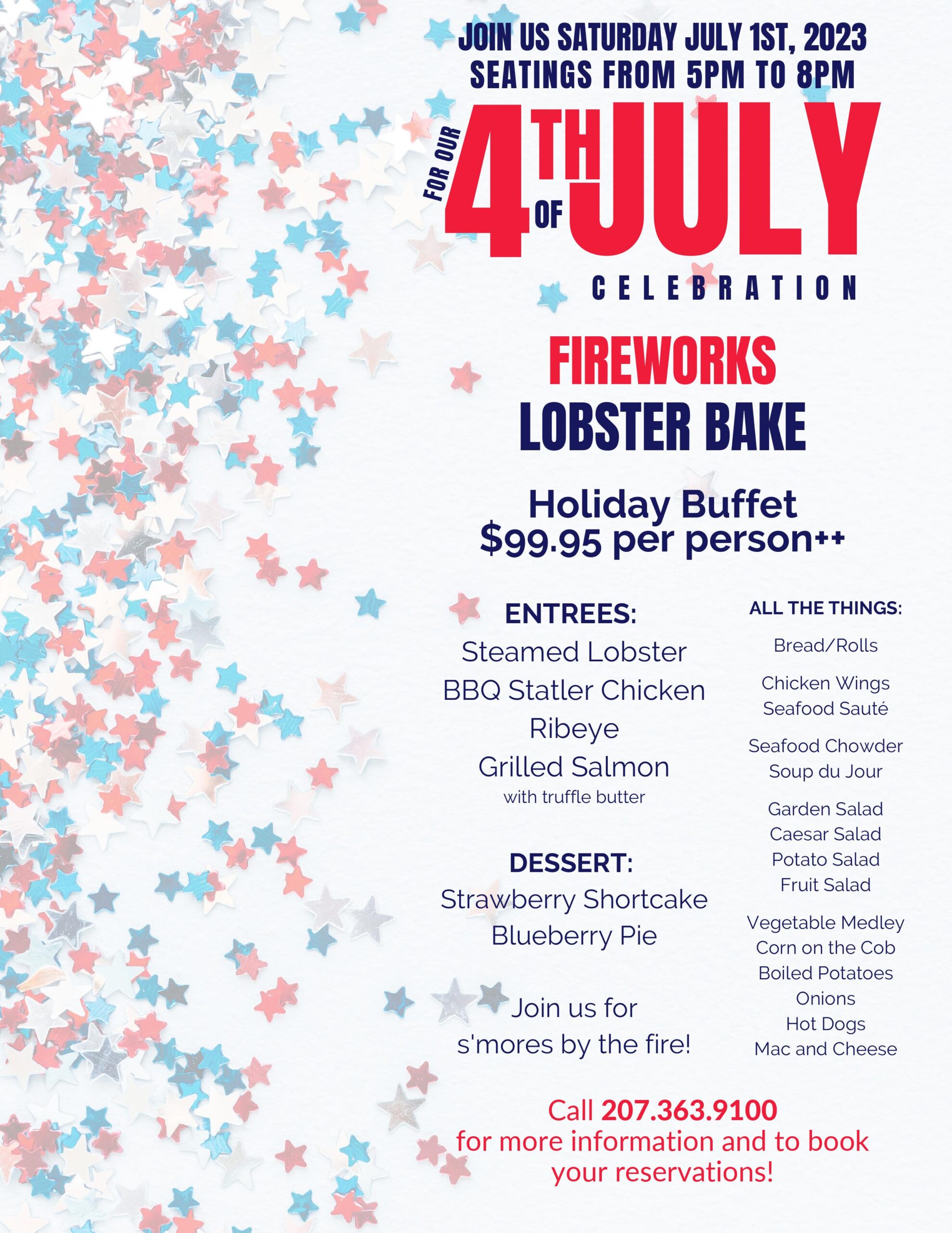 York Harbor 4th of July Fireworks 2023 & Lobster Bake
