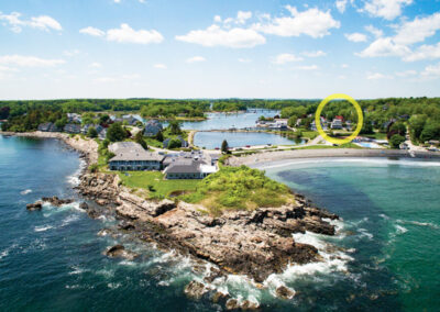 Stage Neck Inn Oceanfront Cottage Rental in York Harbor, Maine - Circled